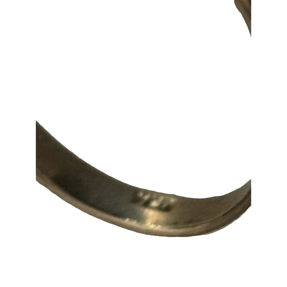 Sterling Silver Blue Green Opal Ring Stamped Mexico Sz 6.75 4 Gram - Picture 3 of 10